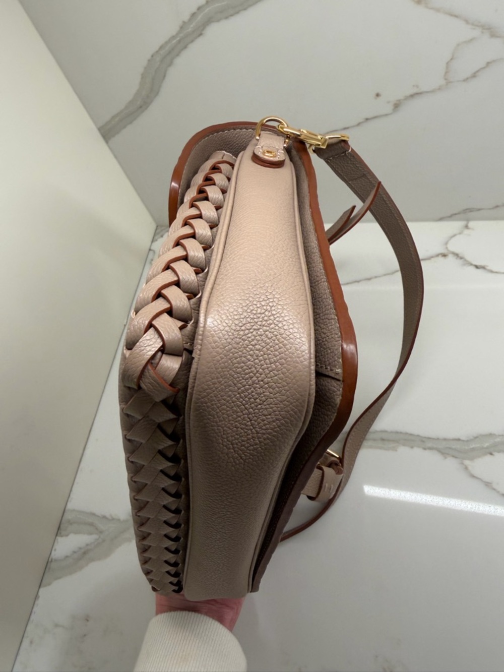 Louis Vuitton Empreinte Braided Pochette Métis - Vison - MM - Gorgeous! - Picture 8 of 12